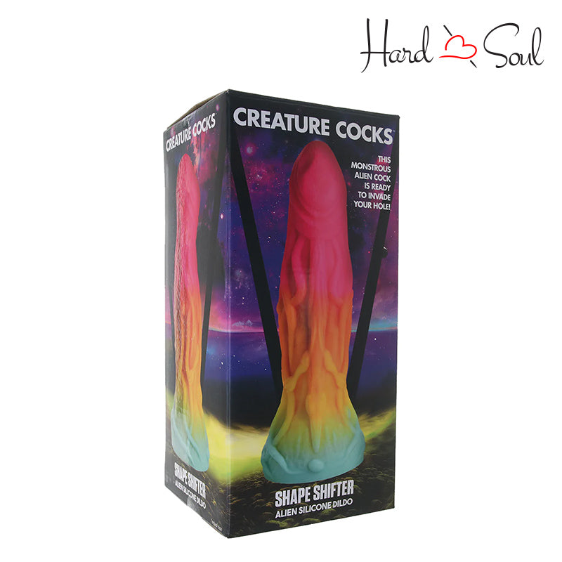 A Box of Creature Cocks Shape Shifter Alien Dildo - HardnSoul