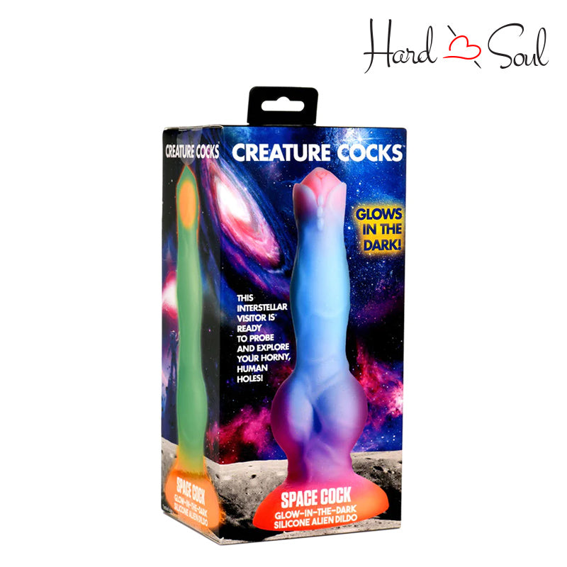 A Box of Creature Cocks Space Cock Silicone Alien Dildo - HardnSoul