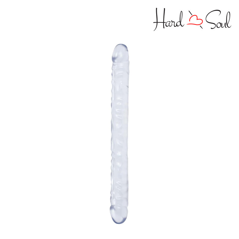 A Crystal Jellies Double Dong Clear 18" - HardnSoul