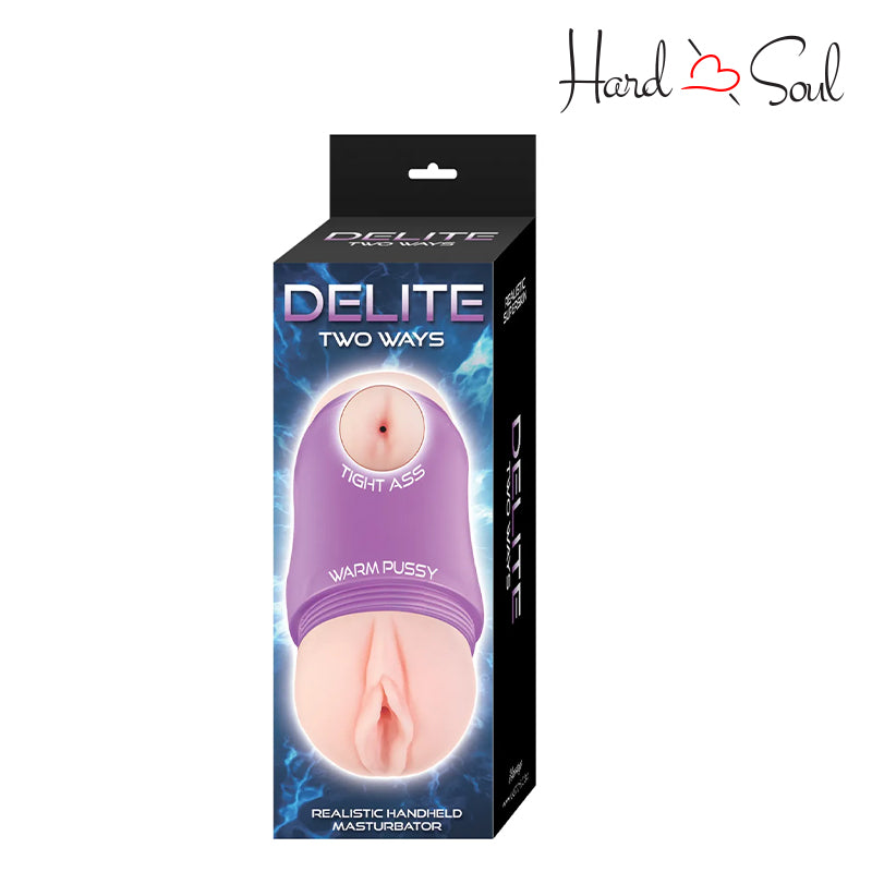 Delite Two Ways Vagina & Ass Masturbator Delite Two Ways Vagina & Ass Masturbator