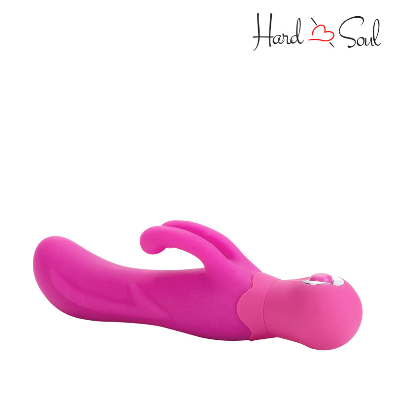 Side of Double Dancer Rabbit Vibrator Pink - HardnSoul