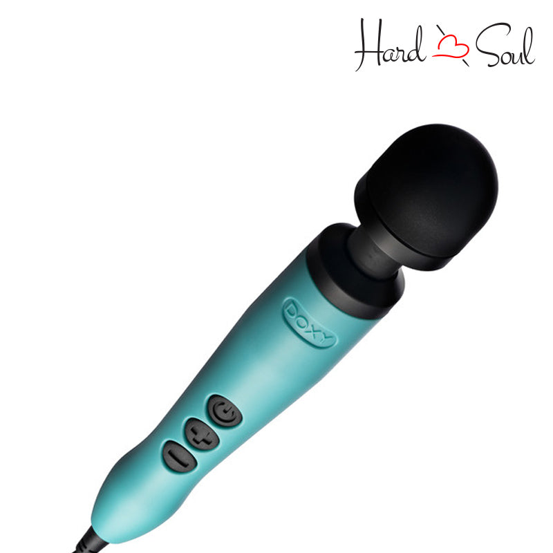 Top of Doxy 3 USB-C Wand Massager Turquoise - HardnSoul