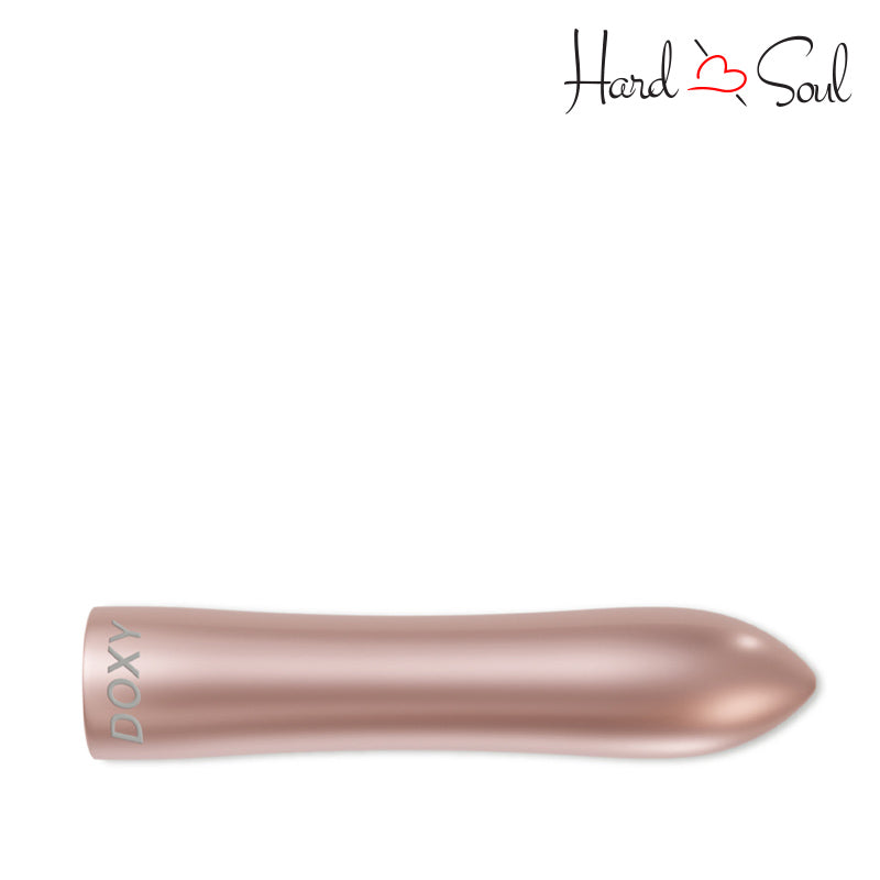 Front Side of Doxy Bullet Vibrator Rose Gold - HardnSoul