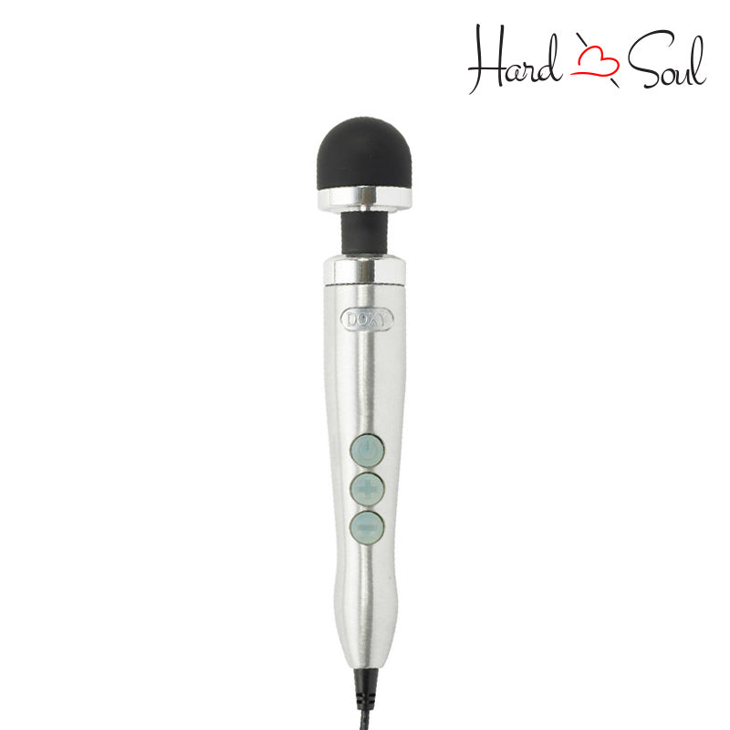 A Doxy Die Cast 3 Wand Massager Brushed Metal with adjustment buttons - HardnSoul