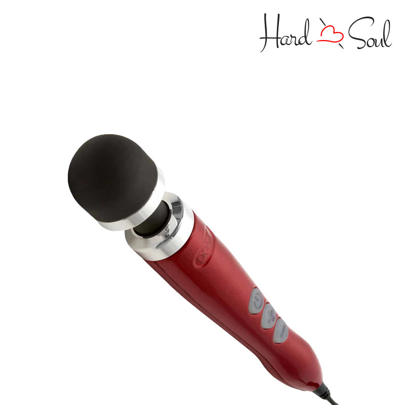 Top of Doxy Die Cast 3 Wand Massager Candy Red - HardnSoul