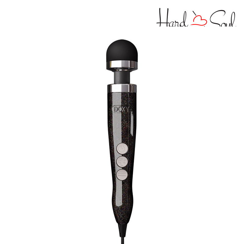 A Doxy Die Cast 3 Wand Massager Disco Black with adjustment buttons - HardnSoul