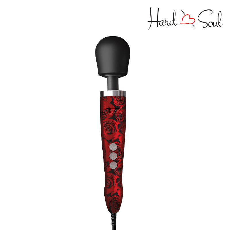 A Doxy Die Cast 3R Wand Massager Rose Pattern - HardnSoul