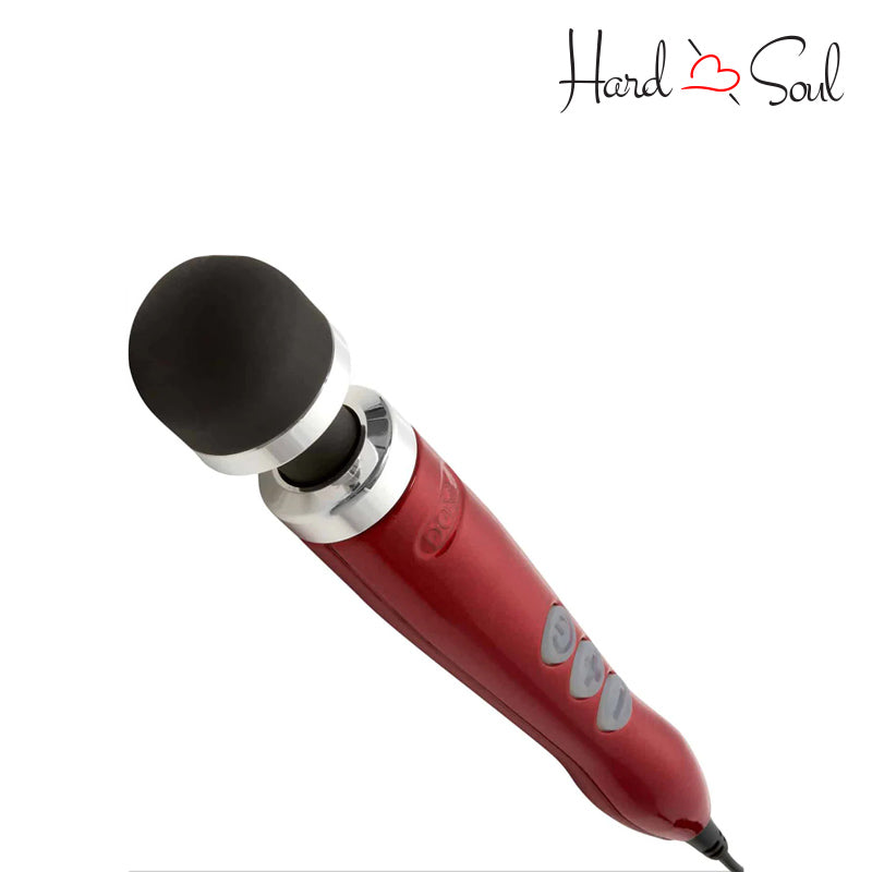Top of Doxy Die Cast Wand Massager Candy Red - HardnSoul