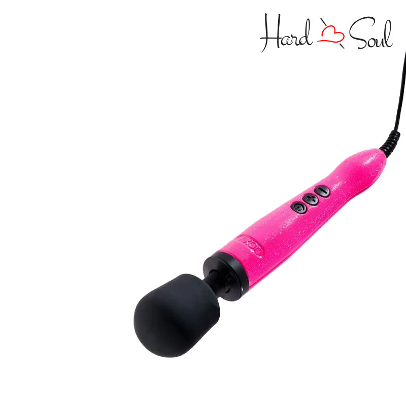 Top of Doxy Die Cast Wand Massager Hot Pink - HardnSoul