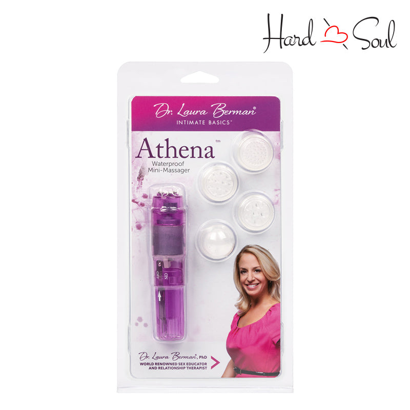 Front Side of Dr. Laura Berman Athena Mini Massager Lavender - HardnSoul