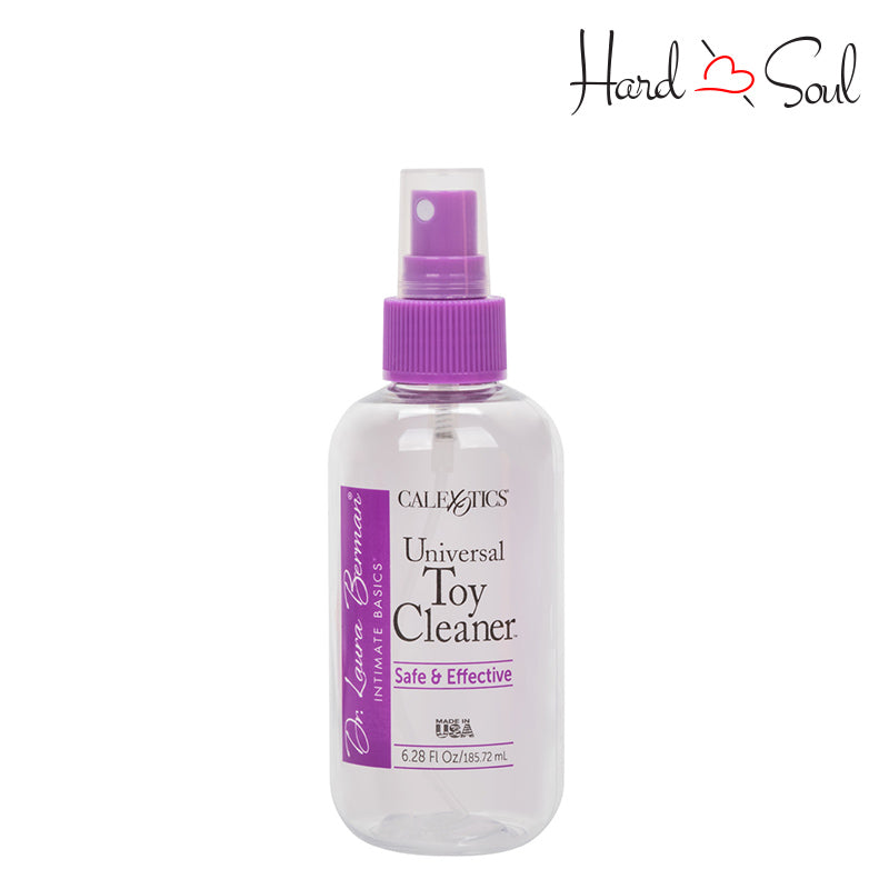 A 6.28 oz bottle of Dr. Laura Berman Universal Toy Cleaner - HardnSoul