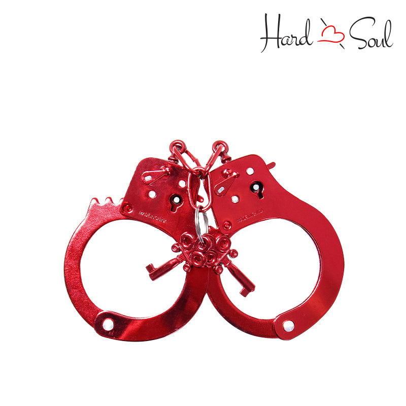 Fetish Fantasy Series Anodized Cuffs Red - HardnSoul