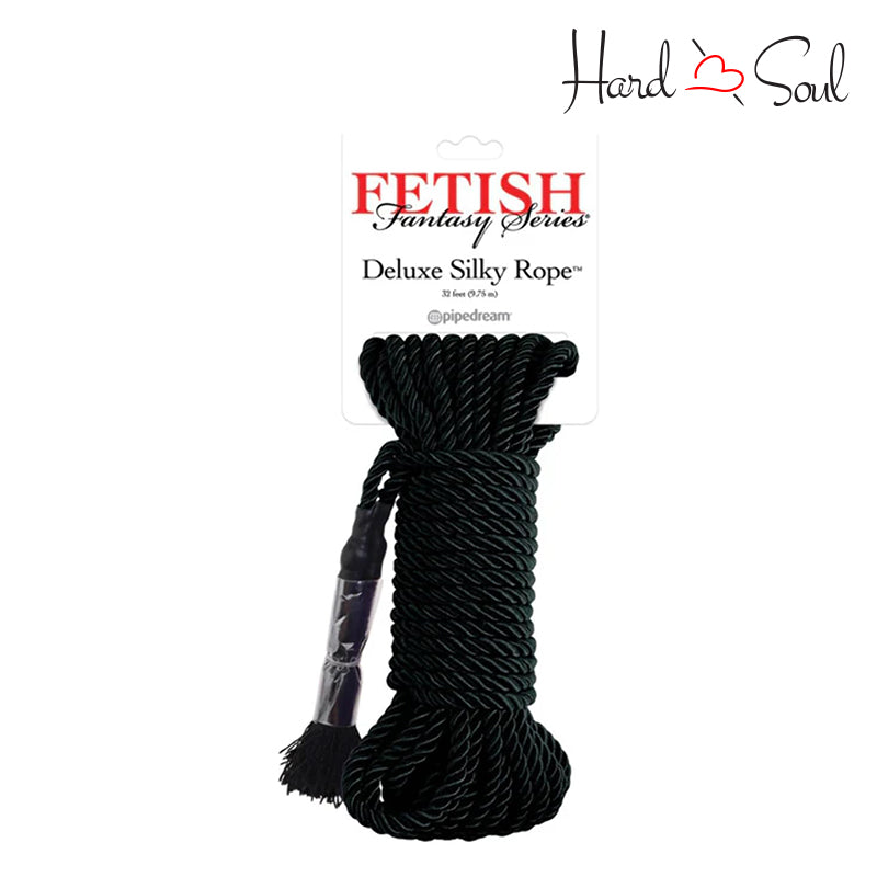 Fetish Fantasy Series Deluxe Silky Rope Black - HardnSoul