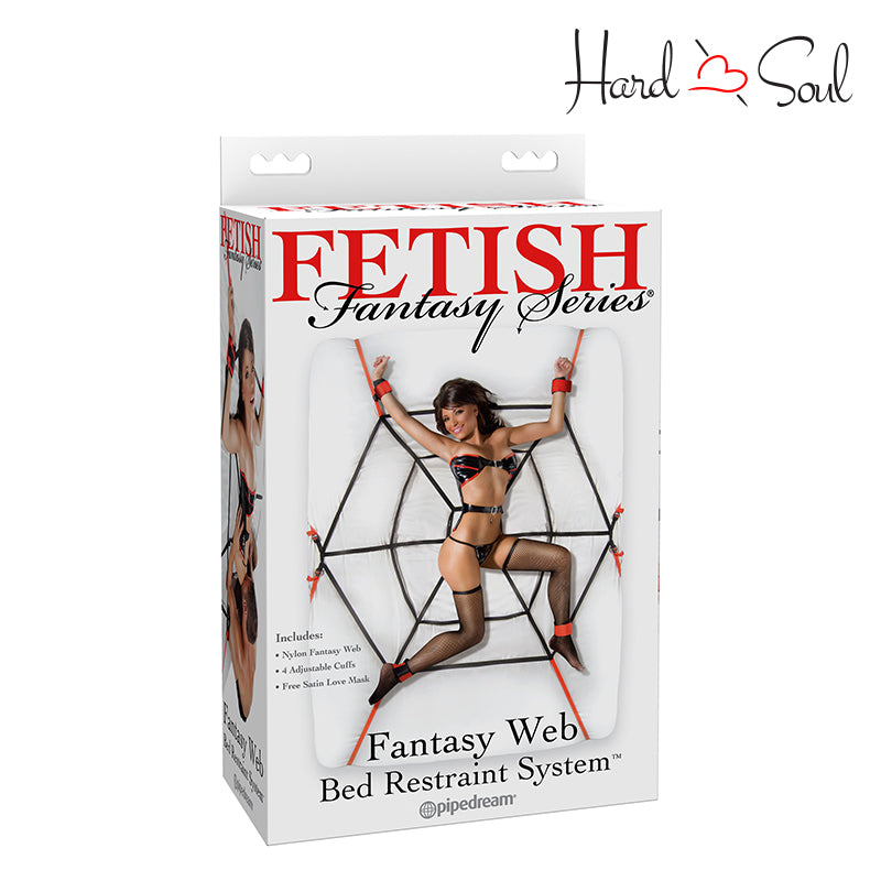 A Box of Fetish Fantasy Web Bed Restraint Kit - HardnSoul