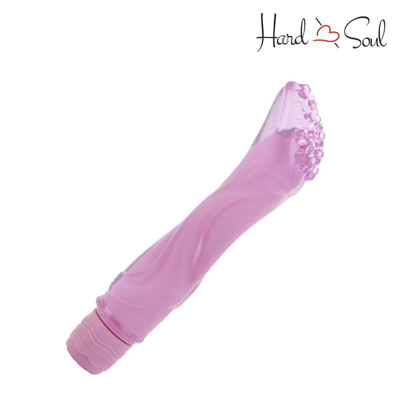 Side of First Time Softee Teaser Vibrator Pink - HardnSoul