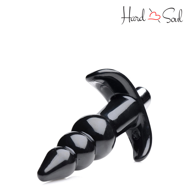 Frisky Bubbling Noir Ribbed Anal Plug Black Frisky Bubbling Noir Ribbed Anal Plug Black