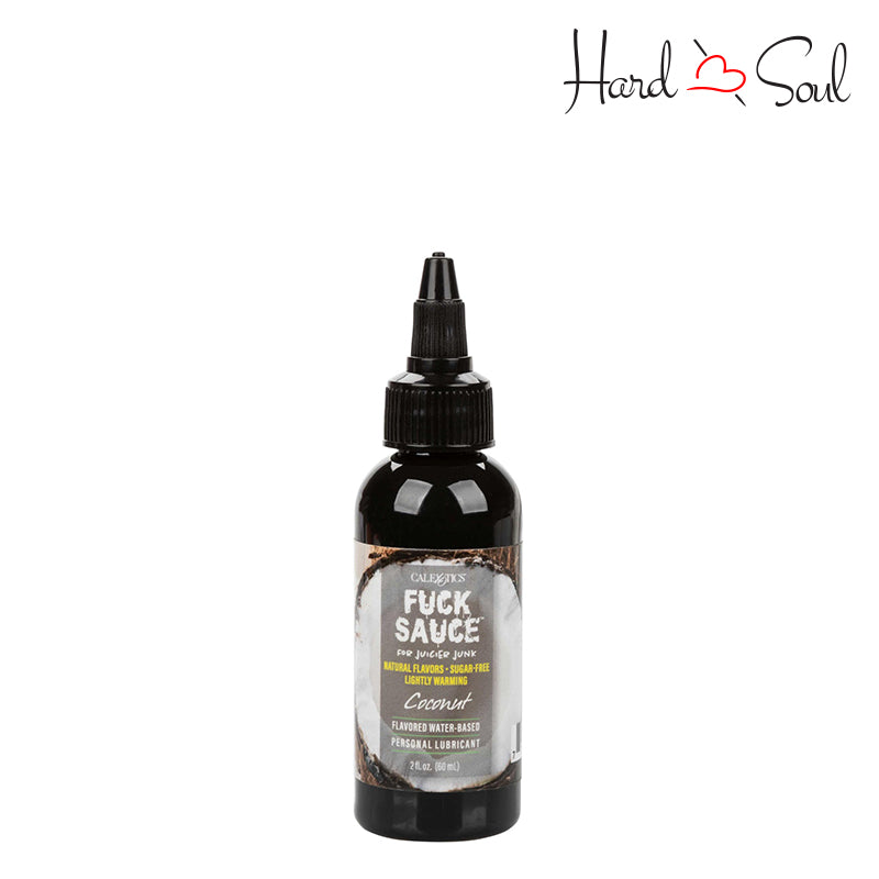 A Bottle of Fuck Sauce Flavored Water Based Personal Lube Coconut 2oz - HardnSoul