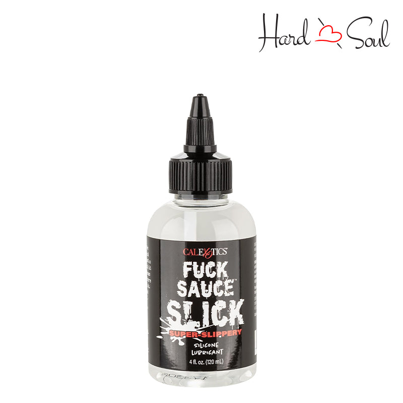 A Bottle of Fuck Sauce Slick Silicone Lubricant 4oz - HardnSoul