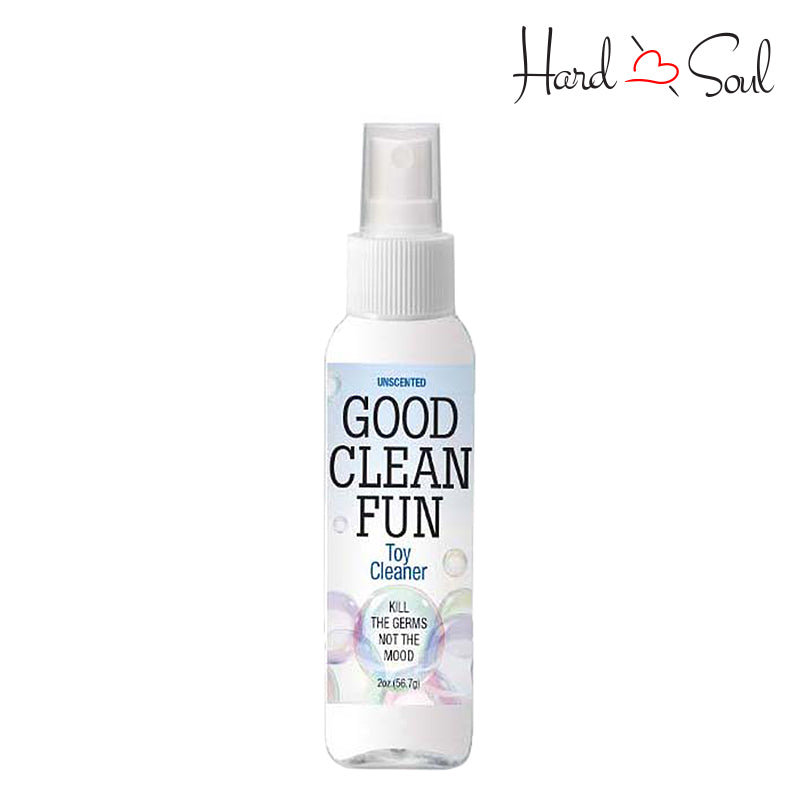 A Bottle of Good Clean Fun Toy Cleaner Natural 4oz -HardnSoul