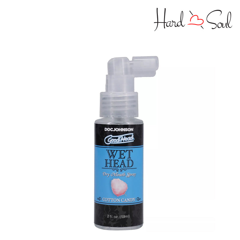 A Bottle of GoodHead Juicy Head Dry Mouth Spray Cotton Candy 2oz - HardnSoul