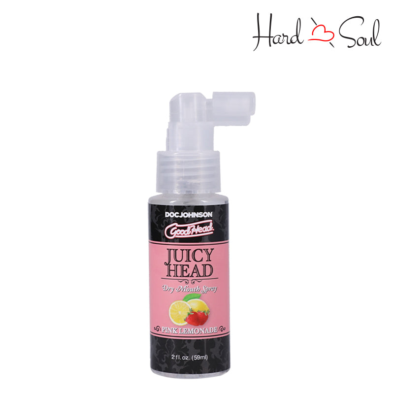 A Bottle of GoodHead Juicy Head Dry Mouth Spray Pink Lemonade 2oz - HardSoul