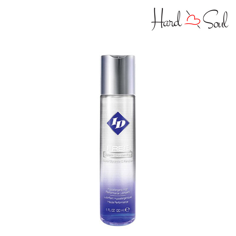 A Bottle of ID Free Water Based Lubricant 1oz - HardnSoul