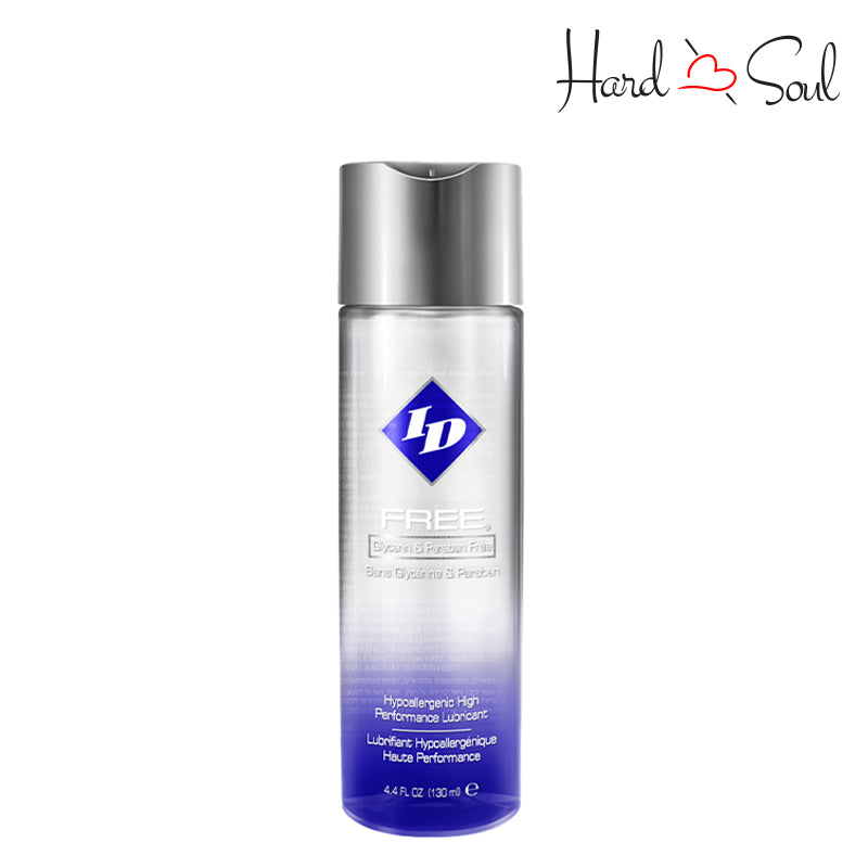 Front Side of a Bottle of ID Free Water Based Lubricant 4.4oz - HardnSoul