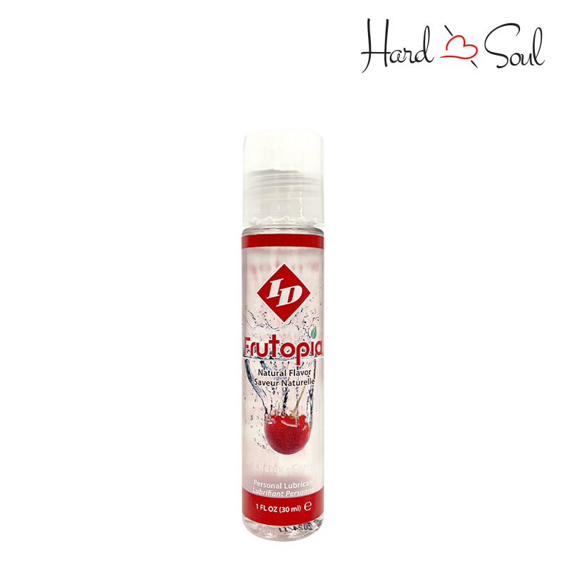 A 1oz Bottle of ID Frutopia Water-Based Flavored Lube Cherry - HardnSoul