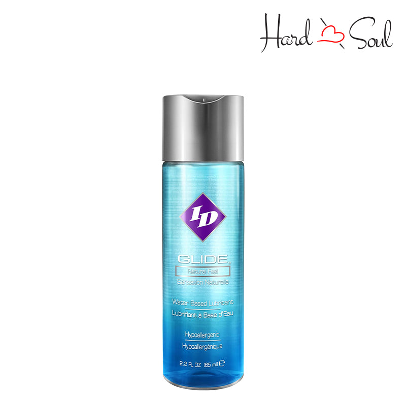 Front Side of ID Glide Water Based Lubricant 2.2oz - HardnSoul