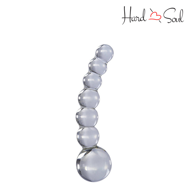 Icicles No 66 Beaded Anal Probe 4.75" Clear - HardnSoul