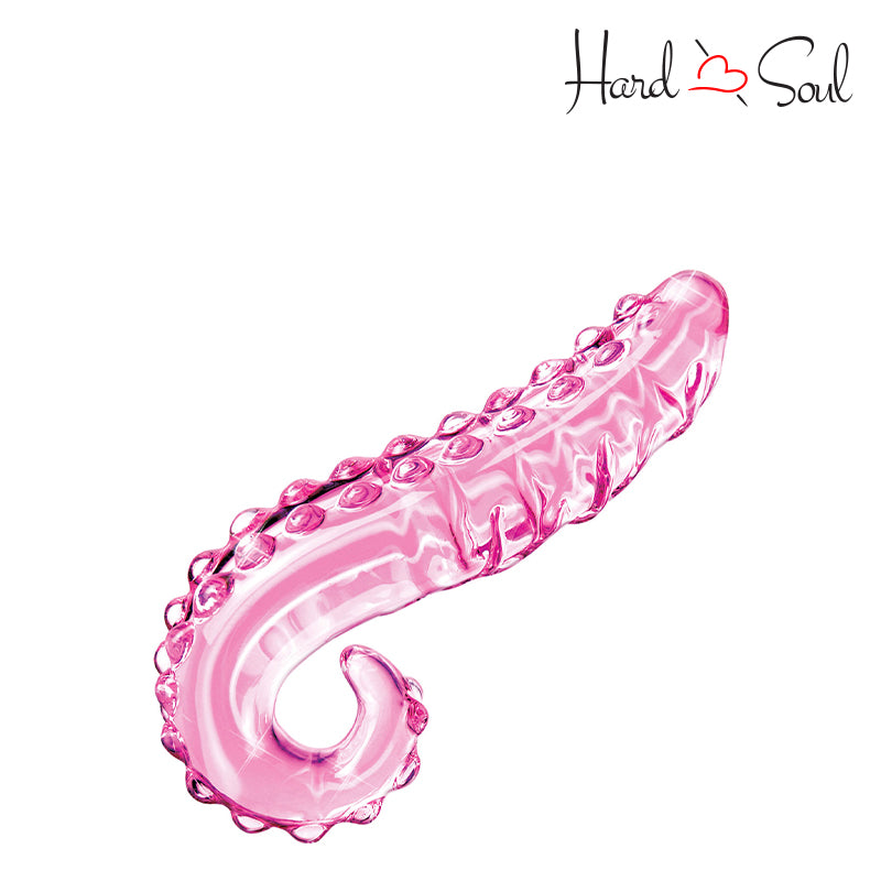 Side of Icicles No. 24 Textured Glass Dildo 6" - HardnSoul