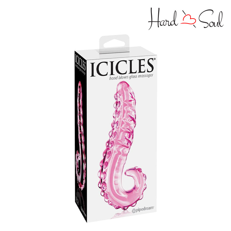 A Box of Icicles No. 24 Textured Glass Dildo 6" - HardnSoul