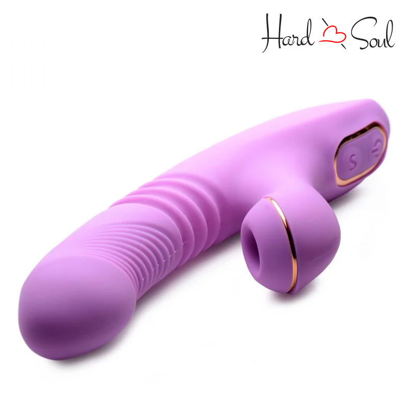 Top of Inmi Shegasm Pro-Thrust Suction Rabbit Purple - HardnSoul