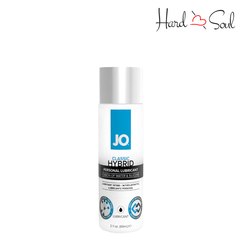 2oz bottle of JO Classic Hybrid Lubricant - HardnSoul