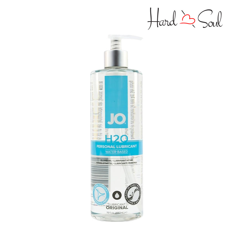 16oz bottle of JO H2O Original Water Based Lubricant - HardnSoul