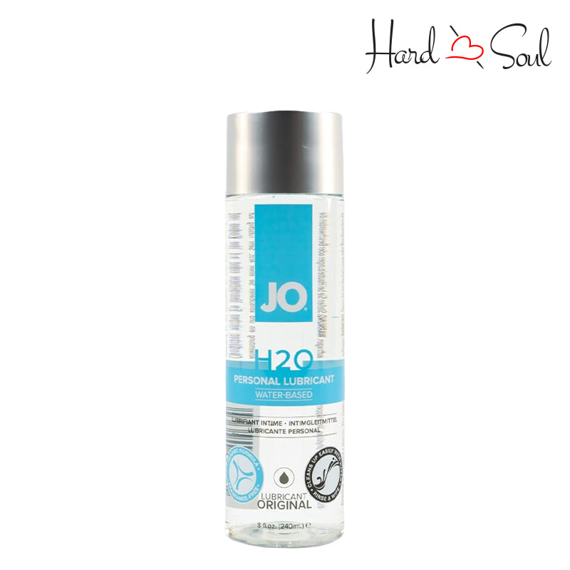 8oz bottle of JO H2O Original Water Based Lubricant - HardnSoul