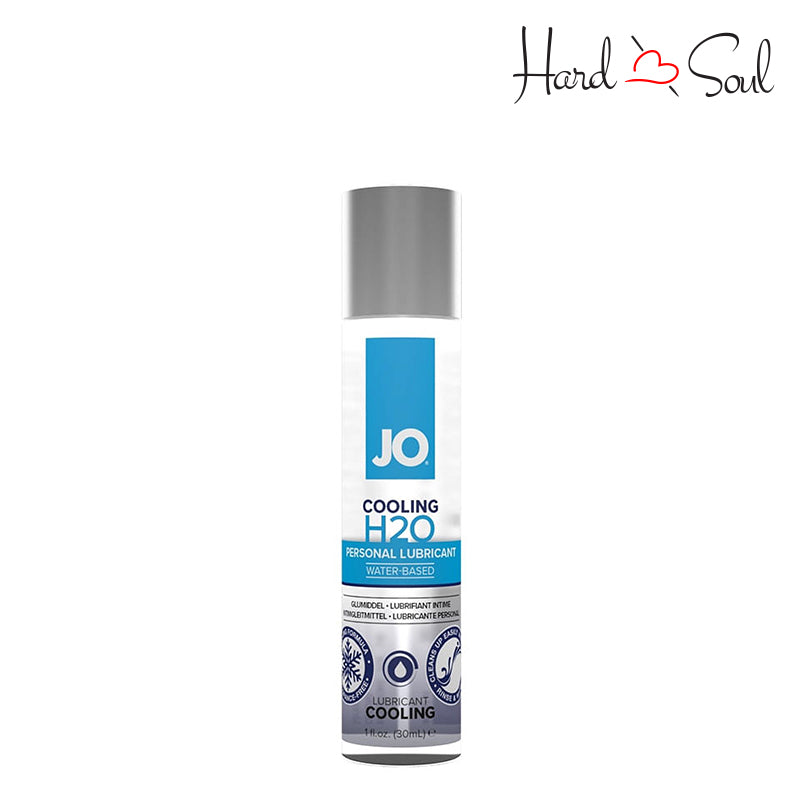 1oz bottle of JO H2O Water Based Cooling Lubricant - HardnSoul