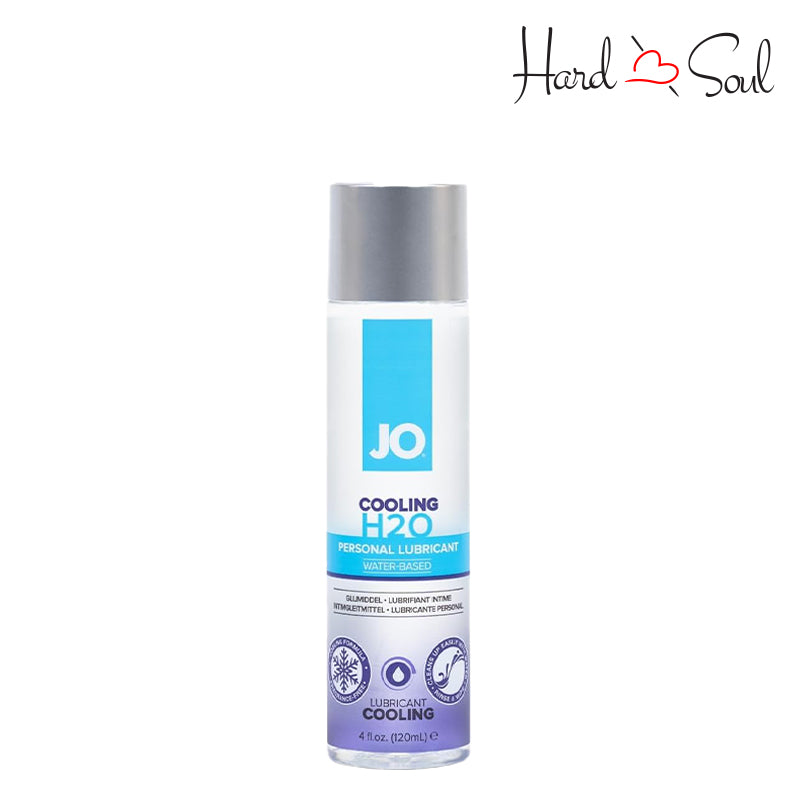 4oz bottle of JO H2O Water Based Cooling Lubricant - HardnSoul