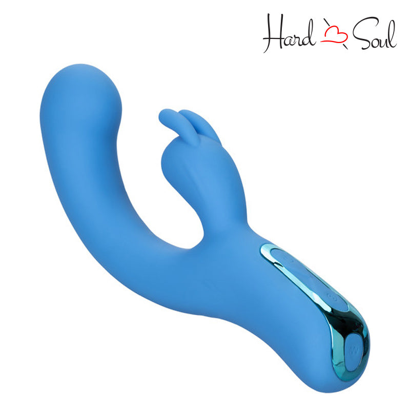 Bottom Side of Jack Rabbit Elite Suction Rabbit Vibrator Blue - HardnSoul