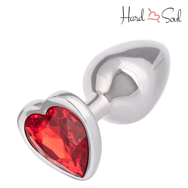 Jewel Large Ruby Heart Anal Plug Jewel Large Ruby Heart Anal Plug