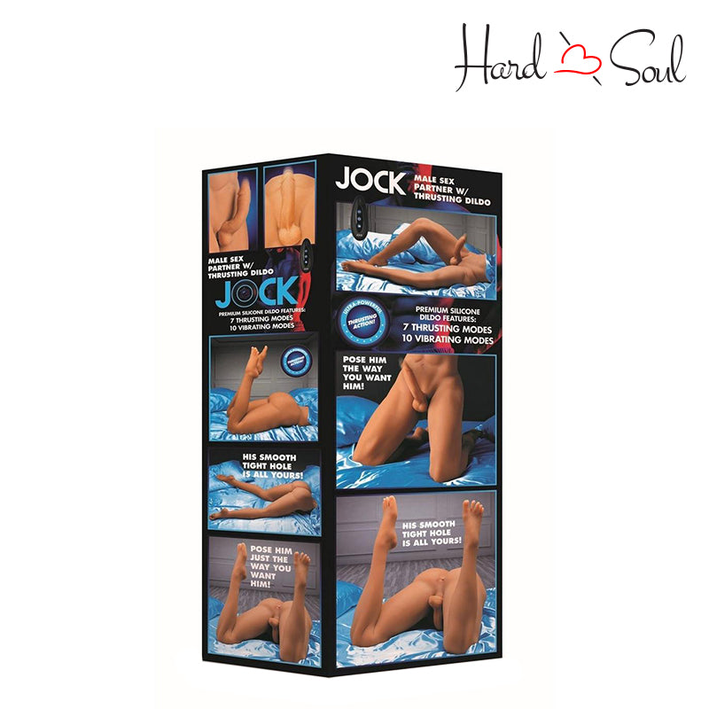 A Box of Jock Male Sex Partner With Thrusting Dildo - HardnSoul