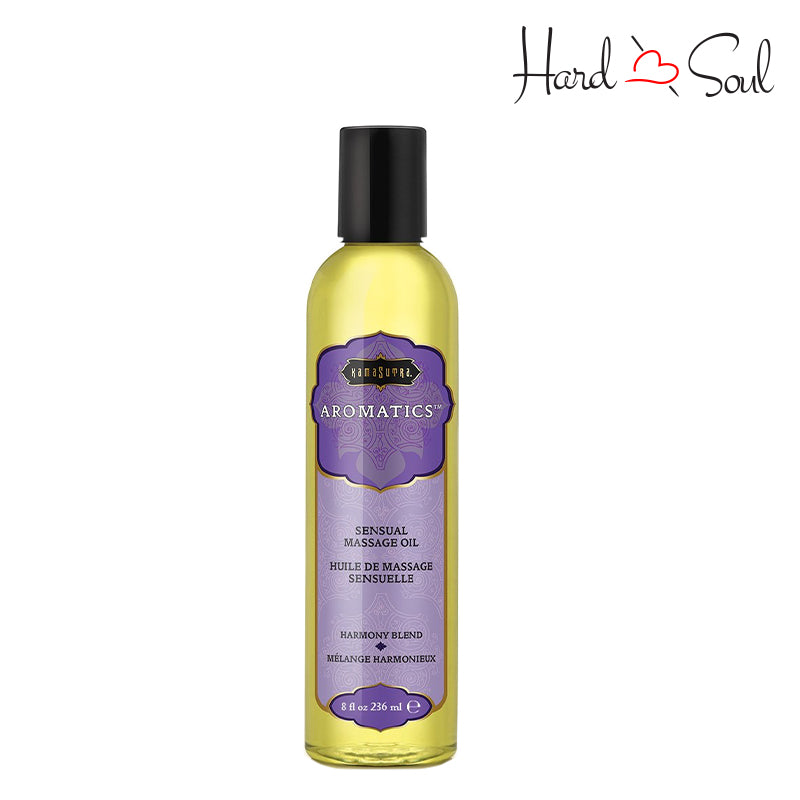 A Bottle of Kama Sutra Aromatic Massage Oil Harmony Blend 8oz - HardnSoul