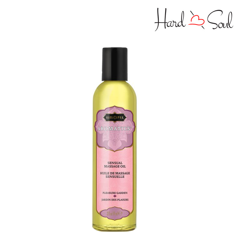 A Bottle of Kama Sutra Aromatic Massage Oil Pleasure Garden 2oz - HardnSoul