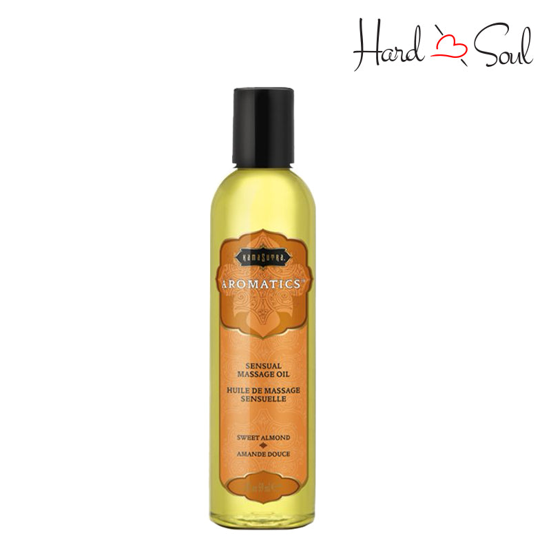 A Bottle of Kama Sutra Aromatic Massage Oil Sweet Almond 2oz - HardnSoul