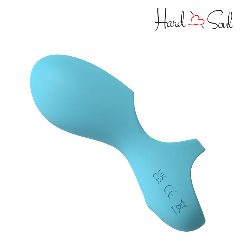 Side of LoveLine Joy Finger Vibrator Blue - HardnSoul