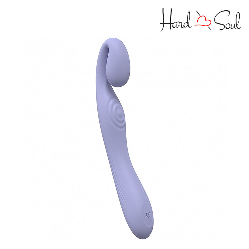 Front Side of LoveLine Obsession Dual Motor Vibrator Lavender - HardnSoul