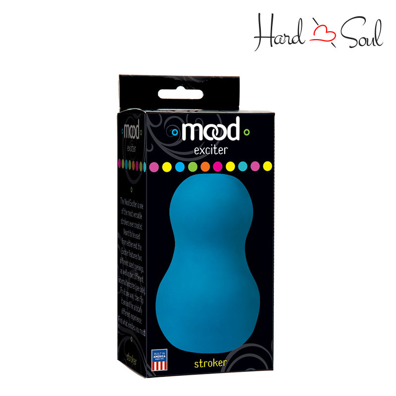 A box of Mood Exciter Stroker Blue - HardnSoul