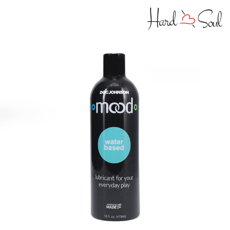 A Bottle of Mood Lube Water-Based Lubricant 16oz - HardnSoul