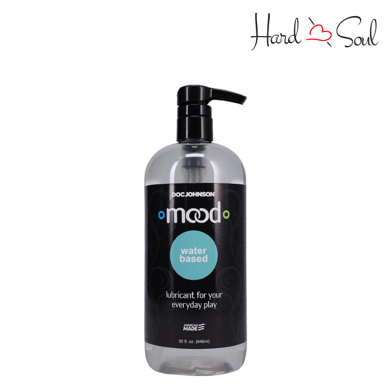 A Bottle of Mood Lube Water Based Lubricant 2oz - HardnSoul