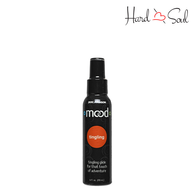 A Bottle of Mood Tingling Glide Lubricant 4oz - HardnSoul